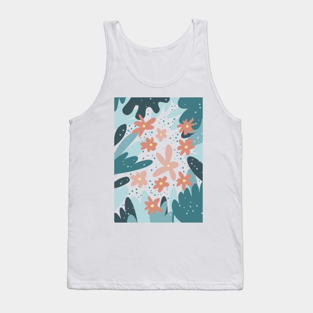 Flowers in the forest Tank Top by Valeria Frustaci 